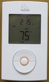 Nuheat Solo Floor Heating Programmable Thermostat 120 240 Dual Voltage Gfci With Network To Other Solo Home Thermostat Heating Systems Programmable Thermostat