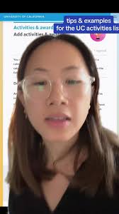 4 tips for the UC activities list with examples #greenscreen #ucapplication  #ucapplicationtips #ucapply #uclaadmissions