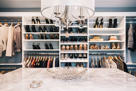 Installing a curtain over your closet is a simple alternative to installing doors. Bathroom With Walk In Closet Tips And Tricks For Dual Storage Closet America
