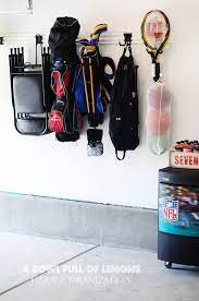 How To Organize The Garage A Bowl Full Of Lemons Garage Organization Garage Storage Hooks Garage Storage