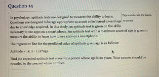 We did not find results for: Question 14 In Psychology Aptitude Tests Are Chegg Com