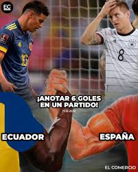 Here you can easy to compare statistics for both teams. El Comercio Ecuador 6 1 Colombia Espana 6 0 Facebook