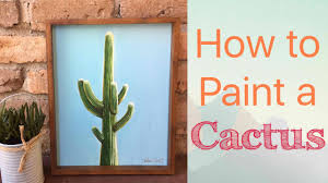 Fisrt draw the center of the flower wich is an step 2: Cactus Acrylic Painting Tutorial By Artist Andrea Kirk The Art Chik Youtube