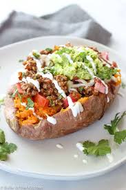 Taco Stuffed Sweet Potatoes Belle Of The Kitchen