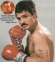 🗣 "I seen [Alexis Argüello] when he trained in my gym, before he fought  [Cocoa] Sanchez, and he's a steady workman. He sets you up, and once he  gets you