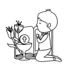 Jesus kneeling in prayer coloring page vector. Little Boy Kneeling Vector Images Over 120