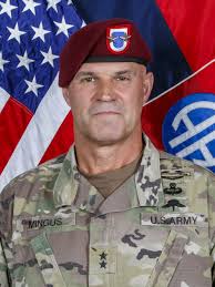 Maj. Gen. James J. Mingus, 82nd Airborne Division Commanding General