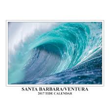 santa barbara tide wall calendar