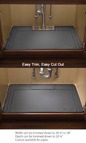 under sink mats get decluttered now!