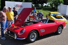 Rear rims are 10 x 20 et 52.5, fronts are 8 x 20 et 44. 1963 Ferrari California Spyder Design Corral