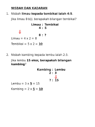 Anda boleh memikirkan whr anda sendiri, atau doktor anda boleh melakukannya untuk anda. Nisbah Dan Kadaran Tahun 6