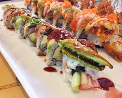 The Dragon Roll Lobster Roll And Tuna Crunch Roll From Sushi Don In Lafayette In Sushi Food Lobster Sushi Roll