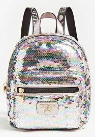 Guess sac à dos manhattan guess beige. Guess Mini Sac A Dos Misty Paillettes Tourenrucksack Argent Multi Silberfarben Zalando De