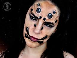 spider face makeup tutorial for