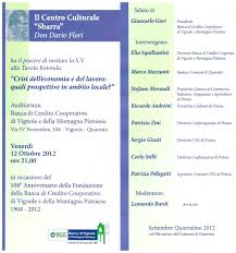 Banche e agenzie nel comune cantagallo > banca di pistoia credito cooperativo societa' coop. Crisi Dell Economia E Del Lavoro Quali Prospettive In Ambito Locale Cna Toscana Centro