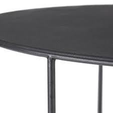Check out our lowest priced option within gray coffee tables, the 42 in. Round Coffee Table In Charcoal Grey Metal Siyah Maisons Du Monde