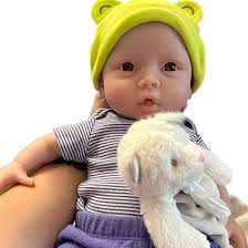 Amazon.com: YIQI 18.5 inches Full Silicone Newborn Baby Doll not Vinyl Soft  Silicone Baby Lifelike Reborn Doll Present Collectible Washable (Ivory  White) : Toys & Games