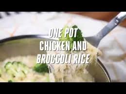 Add the broccoli and cover. One Pot Chicken And Broccoli Rice Real Housemoms Tasty Rice Recipes One Pot Chicken Chicken Broccoli Rice