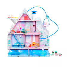L O L Surprise Winter Disco Chalet Doll House With 95 Surprises In 2020 Wooden Dollhouse Doll House Chalet