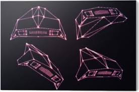 Descubre el ranking de juegos para ordenador. Cuadro En Lienzo Las Naves Espaciales De Neon Son Un Conjunto De Invasores Atacantes O Combatientes Defensores Con Estilo De Juego De Arcade Retro De Los 80 Y Contorno Geometrico Laser Pixers Vivimos Para Cambiar