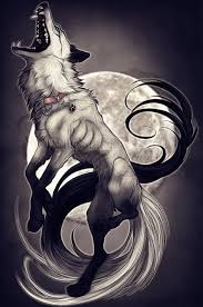 Sad anime boy with white wolf 149446. Sad Wolf