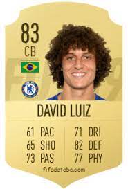 Check spelling or type a new query. David Luiz Moreira Marinho Fifa 19 Spieler Statistik Card Preis