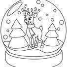 vysledek obrazku pro weihnachten fensterbild christmas snow globes printable coloring pages present coloriage hiboux adultes
