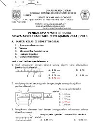 Sistem persamaan linear tiga variabel. Latihan Soal Fisika Untuk Kelas 12 Semester 1 Jawabanku Id