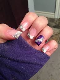 Pin By Cynthia Menzor On My Wedding Board Purple Wedding Nails Bridal Nails Wedding Nails