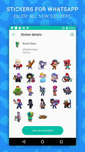 There is no news about when they will launch brawl stars android version on play store. Stickers Brawl Stars For Whatsapp Wastickerapps For Android Apk Download