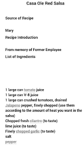 Casa Ole Red Sauce Red Salsa Recipe Casa Ole Recipe Casa Ole Salsa Recipe