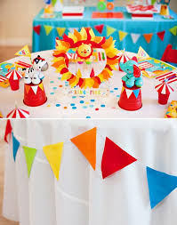 Katumo carnival decorations, 11 pcs large circus carnival signs laminated circus theme party signs carnival party supply decor paper cutouts with glue point dots and 2 ropes 4.6 out of 5 stars 364 $9.79 $ 9. Bright Colorful Big Top Birthday Circus Animals Hostess With The Mostess Circus First Birthday Circus Theme Party Kids Birthday Party