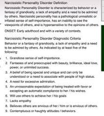 9 Malignant Traits Narcissistic Personality Disorder Personality Disorder Lack Of Empathy