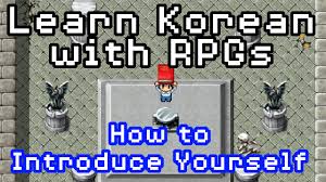 #korean #introduceyourself #cando #learnkorean #koreanclass101 #koreanlanguage. Korean Rpg How To Introduce Yourself Learn Korean With Go Billy Korean