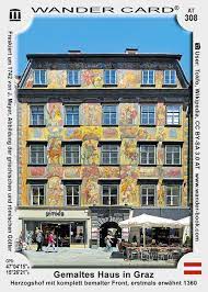 Viele sehenswürdigkeiten der altstadt sind in wenigen gehminuten erreichbar. Gemaltes Haus In Graz