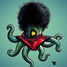 Epingle Par Super Poulpe Sur Tentacles Artwork Painting Cthulhu