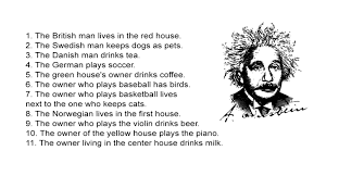 Maybe you would like to learn more about one of these? Einstein S Riddle Detective Style Logic Activity All Esl