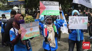Berikut cara mencari kantor jne lewat google maps: Demo Buruh Di Daerah Kecam Serangan Israel Ke Palestina
