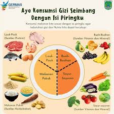 Apa itu makanan yang bergizi dan seimbang. Sering kali atau masih kita jumpai pola makan yang salah dimasyarakat dimana masih banyak yang makan dengan makanan pokok yang banyak dan lauk sedikit, misalnya
