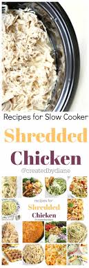 Recipes For Slow Cooker Shredded Chicken Createdbydiane Slow Cooker Shredded Chicken Chicken Slow Cooker Recipes Recipes