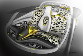 Sketch Made By F Grenier Designer Relive The Design Birth Of The Renault Car Interior Sketch Car Interior Interior Concept