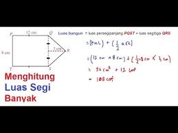 5 contoh soal matematika smp kelas 9 tentang bangun datar. Trik Menghitung Luas Segi Banyak Youtube