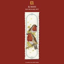 Reading counted cross stitch bookmark patterns. Amazon Com Textile Heritage Robin Cross Stitch Bookmark Kit