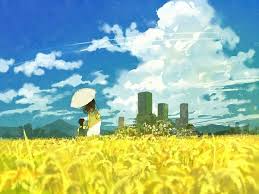 Aesthetic Anime Flower Field In 2020 Anime Scenery Anime Scenery Wallpaper Anime Flower