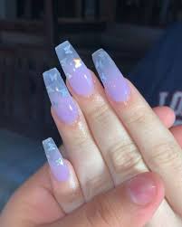 Black And Purple Butterfly Nails In 2020 Purple Acrylic Nails Pretty Acrylic Nails Coffin Nails Long