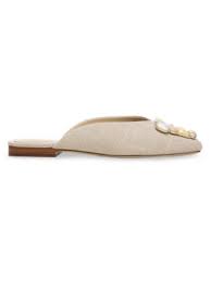 Sam Edelman Lavina Natural Slip On Squared Toe Buckle