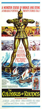 The Colossus Of Rhodes 1961 Is A Cinema Trash Classic With Sun Bronzed Rory Calhoun In A Toga Freeing P Posteres De Filmes Cartazes De Filmes Filmes Antigos
