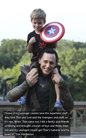 When we somehow get on the topic, hiddleston tells me that he believes in the sanctity of childhood and the privilege of boredom parents. Tom Hiddleston Quote On Twitter Rt If You Also Find It Absolutely Adorable That Tom Is So Good With Kids Http T Co Lbimzpoa