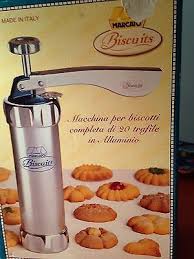 Norpro Marcato Biscuit Cookie Press 20 Aluminum Discs Decorating Accessories Cookie Maker Cookie Press Biscuit Cookies