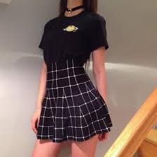 Soft Grunge Grid Skirt Fashion Outfits Fashion Outfits
